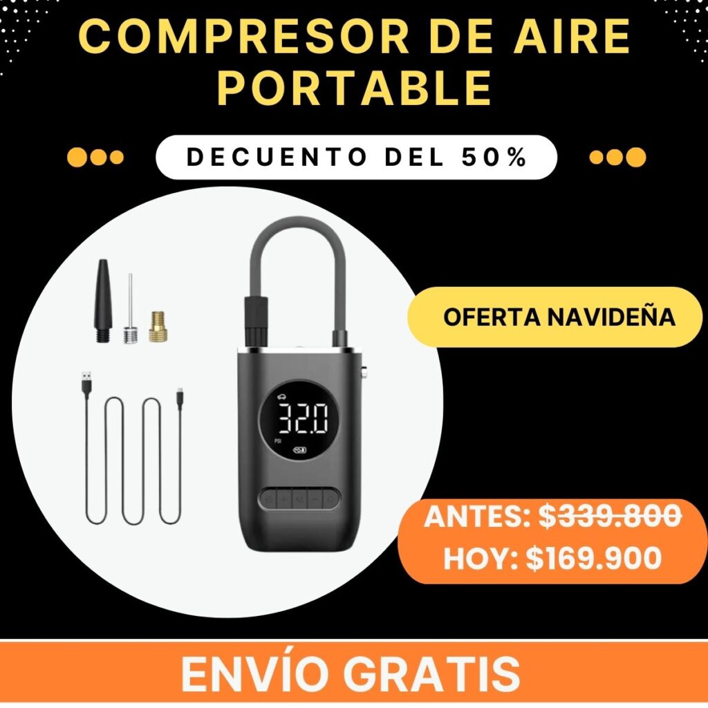 Compresor de aire portable